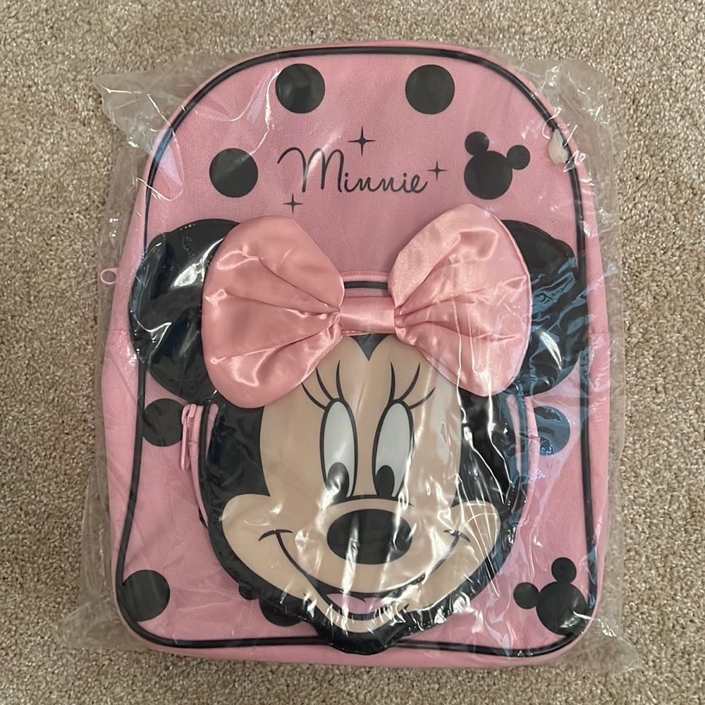 Disney Minnie Mouse Pink Bow Backpack